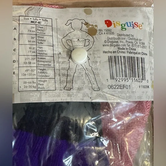 Luna Lovegood Outfit Harry Potter kid’s costume Size 7/8‎ Wizarding World New - Picture 7 of 7